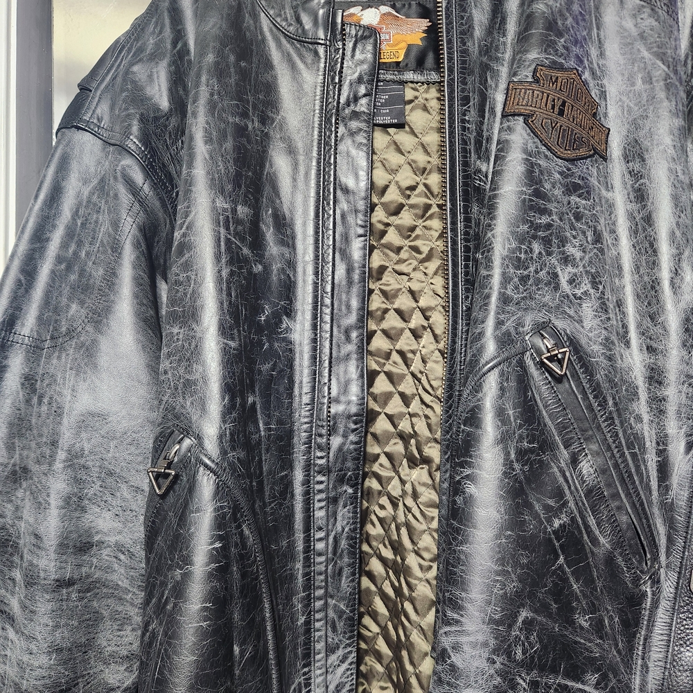 Harley-Davidson Black Leather Jacket for Men